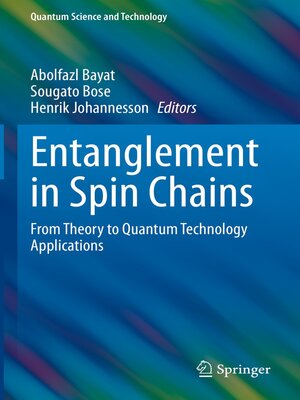 cover image of Entanglement in Spin Chains